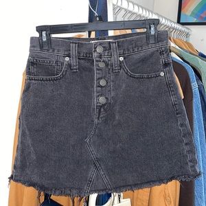 Madewell Denim Mini Skirt